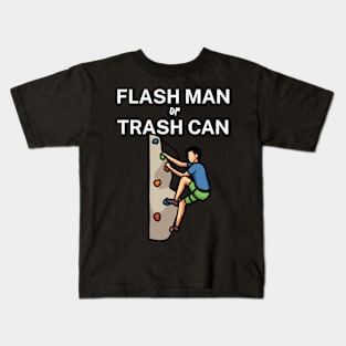 Flash man or trash can Kids T-Shirt